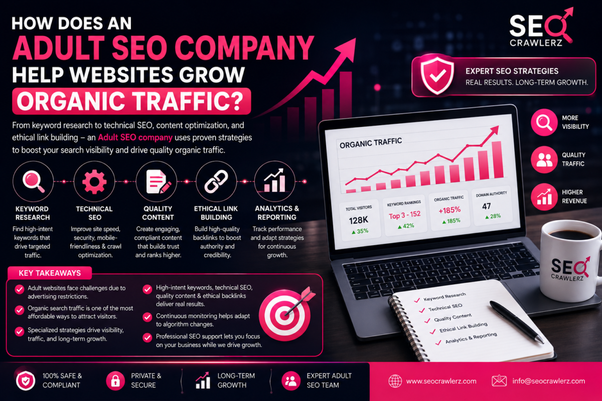 How Does An Adult SEO Company Help Websites Grow Organic Traffic?